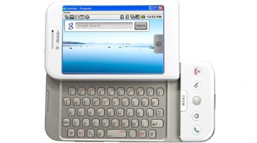 Первый смартфон на базе ОС Андроид T-mobile G1