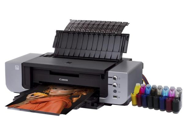 Струйный принтер с СНПЧ | Система непрерывной подачи чернил с принтером
