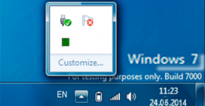 Как вернуть в Windows 7 значок сети, батареи, часы и т.п.
