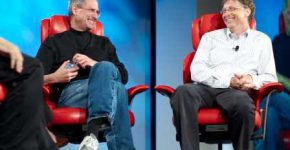 Стив Джобс и Билл Гейтс: друзья или заклятые враги?