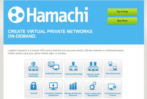 Hamachi - создание частной защищенной сети между компьютерами.