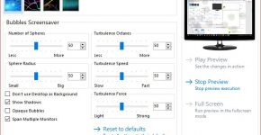 Screensavers Tweaker - программа для изменения параметров заставок Windows 10