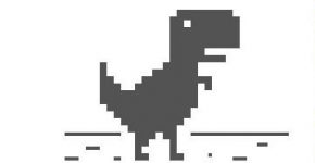 Встроенная игра в Google Chrome - Динозавр T-Rex