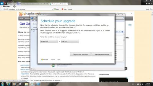 Microsoft обвинили в принудительном обновлении до Windows 10