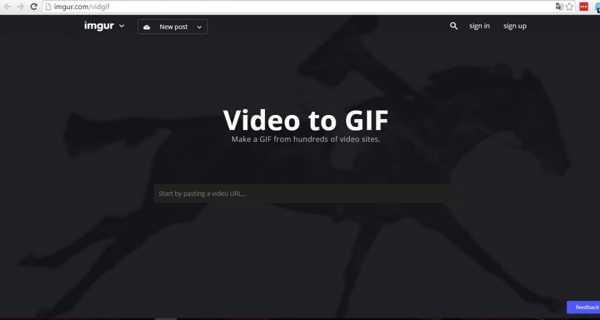 Популярный сервис хостинга картинок Imgur запустил свой проект Video to GIF...