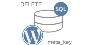 SQL запрос на удаление meta_key из базы Wordpress