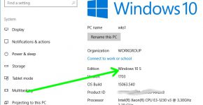Краткий обзор операционной системы Windows 10 S