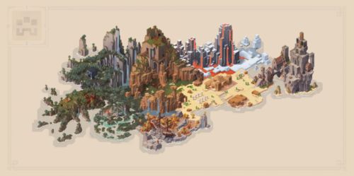 Minecraft Dungeons: авторы игры показали карту мира