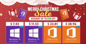 Рождественская распродажа: Windows 10 Pro за $7.43 и другой софт со скидками