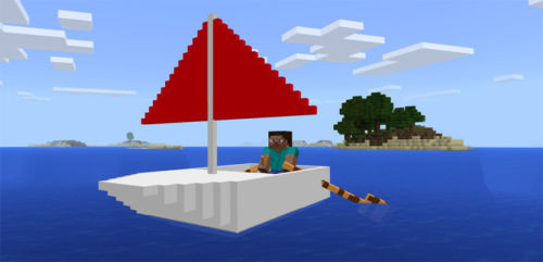 Скачать мод на корабли для Minecraft PE 1.17 и 1.17.0: катер, пароход